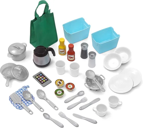 Miniatura 2 de Step2 Gran juego gourmet de plástico para niños pequeños cocina juego estación de trabajo