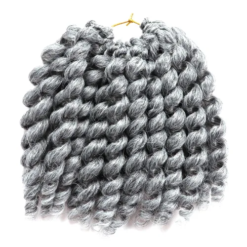 Miniatura 24 de Cabello de ganchillo Jamaicano Bounce, paquete de 4 paquetes de 6 pulgadas, varita de pelo rizado de ganchillo para mujeres negras