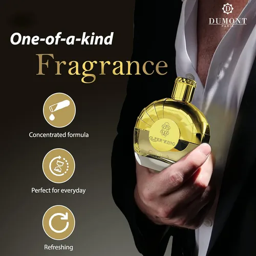 Miniatura 4 de Dumont Per'King Tribute - 3.4 oz - Eau De Parfum 3.4 - Perfume unisex para hombres y mujeres - Notas cítricas, picantes y amaderadas - Bruma