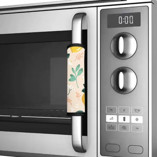 Miniatura 5 de DISNIMO Fundas para manija de puerta de refrigerador con calabaza otoñal, 8 piezas Kithchen para nevera, microondas, horno, lavavajillas, protector