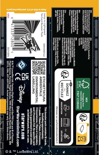 Miniatura 5 de Asmodee Star Wars: Unlimited TCG Jump to Lightspeed Booster Display (juego de 24 paquetes de refuerzo) - Juego de cartas coleccionables para niños