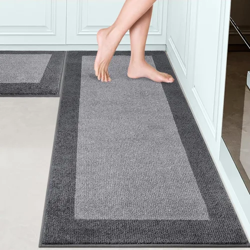 Miniatura 68 de Indoor Door Mat 20" x 32", Washable Kitchen Rug, Non Slip Entryway Rug for Floor, Absorbent Entrance Throw Rug for Laundry, Bathroom, Door