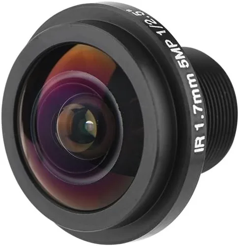 Miniatura 7 de Lente de cámara de seguridad Fisheye HD 5MP 185° gran angular 0.067 in longitud F2.0 apertura para vigilancia interior y exterior