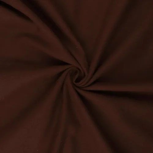 Miniatura 2 de Mook Fabrics Tela de franela sólida para acurrucarse [43 pulgadas de ancho] – Doble cepillado, material 100% algodón para acolchado, ropa, Marrón