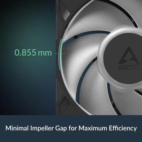 Miniatura 11 de ARCTIC P12 Pro A-RGB - Potente ventilador premium, ventilador PWM de 120 mm con divisor de cable Y, 600-3000 RPM, 0 RPM <5% PWM, RGB digital de 5V