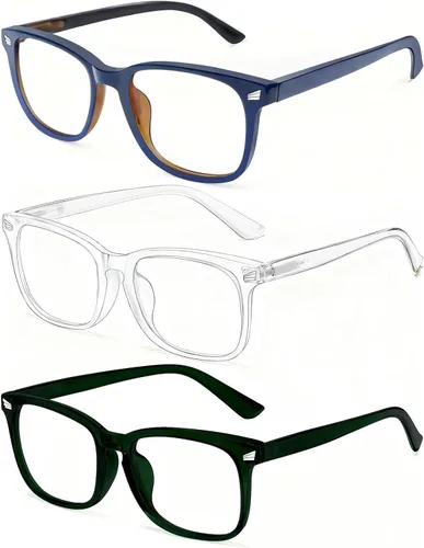 Miniatura 27 de Gafas de Bloqueo de Luz Azul para Hombres y Mujeres Gafas de Luz Azul 99% de Bloqueo Gafas para Computadora Conducción Nocturna Videojuegos