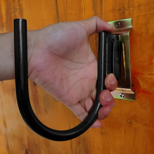 Miniatura 4 de 4 ganchos en J de alta resistencia, gancho en J de acero grande de 5 pulgadas, accesorios para remolque cerrado, taller y garaje, carga máxima