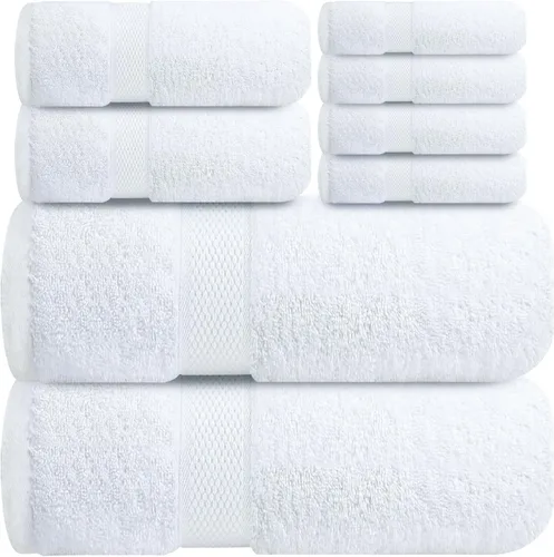 Miniatura 55 de Infinitee Xclusives Toallas de lujo para la ducha [13 x 13] – 100% algodón [paquete de 12], toallas faciales suaves y absorbentes para baño, Gris