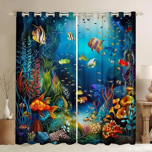 Miniatura 8 de Cortinas bohemias con atrapasueños para niñas, elegantes, bohemias, atrapasueños, cortinas de ventana de plumas hippie indias para niños