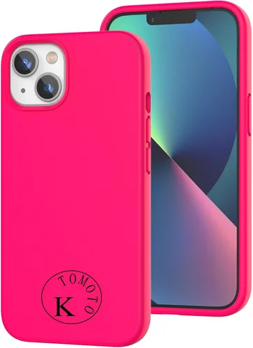 Miniatura 7 de Funda de silicona líquida compatible con iPhone 13, color rosa intenso [Protección contra caídas] [Resistente a los arañazos, a prueba de golpes]