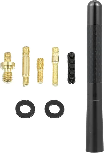 X AUTOHAUX 1 Unidades 4.7 in 4.7 Pulgadas Universal Coche AM FM Radio Señal Antena Mástil para Jeep para Dodge para Ram para Ford para Toyota Fibra