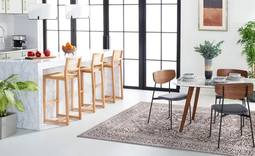 Miniatura 14 de SAFAVIEH Alfombra 10x14 - Colección Reflection - Grande - Beige y Crema, Sin Desprendimiento y Fácil Limpieza, Ideal para Sala de Estar, Dormitorio