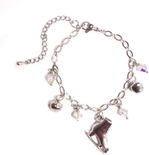 Miniatura 2 de Brilliance & Melrose Joyas de patinaje sobre hielo - Pulsera con dijes transparentes