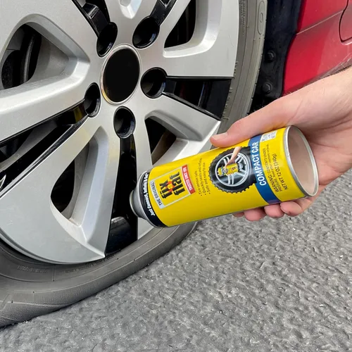 Miniatura 3 de Fix-a-Flat S60410 - Reparación e inflador de neumáticos planos de emergencia en aerosol, para neumáticos compactos, fórmula ecológica, ajuste