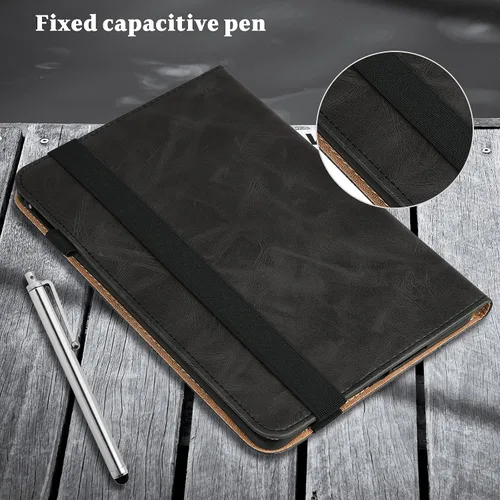 Miniatura 6 de ALILANG Funda para Xiaomi Pad 7/Pad 7 Pro de 11.2 pulgadas 2024 con soporte para bolígrafo y múltiples ángulos de visión, funda de piel sintética