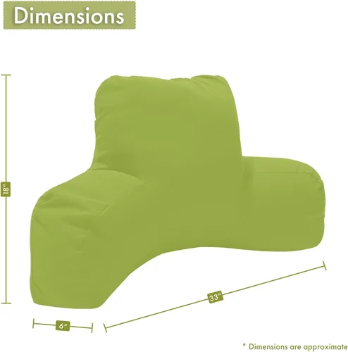 Miniatura 3 de Majestic Home Goods Ellie - Almohada de lectura, color amarillo