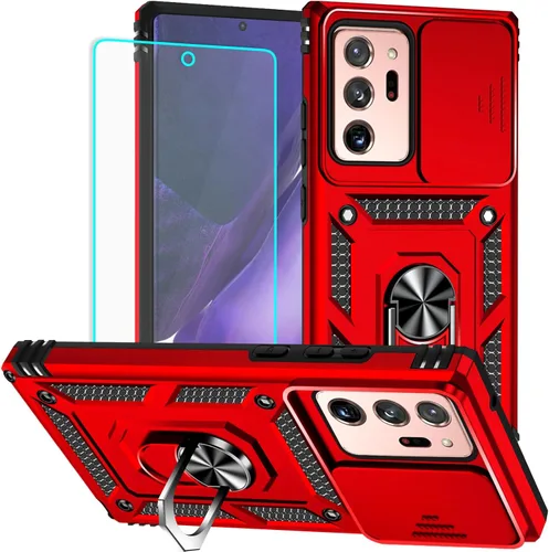 Miniatura 12 de Funda para Galaxy Note 20 Ultra con protector de pantalla: [grado militar de 20 pies probada en caídas] anillo a prueba de golpes - Samsung Galaxy