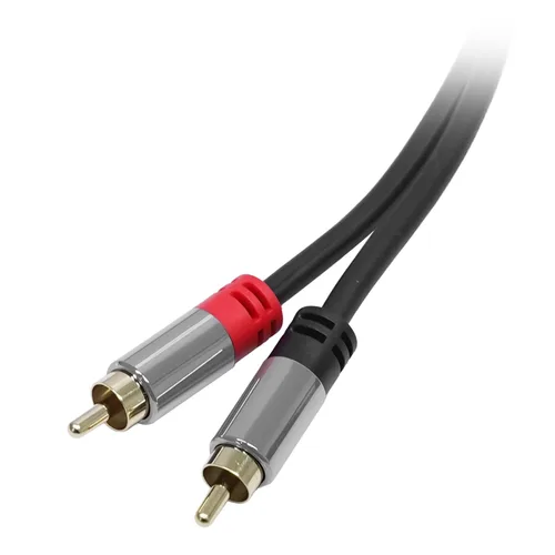 Miniatura 7 de Cyberguys! Cable RCA a XLR, 2 cables de audio bidireccionales XLR a RCA, blindado con cobre libre de oxígeno, conectores chapados en oro