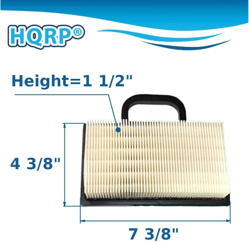 Miniatura 4 de HQRP Cartucho de filtro con prelimpiador compatible con Cub Cadet RZT 22 / RZT22 / RZT50 50 "Cero Giro Cortacésped, 499486S 273638S Reemplazo