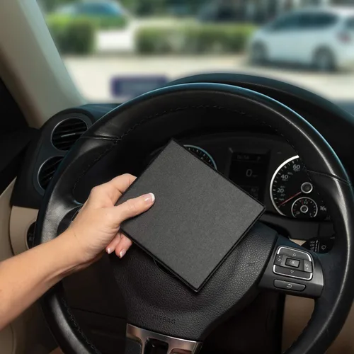 Miniatura 6 de Samsill Paquete de 2 soportes para registro y seguro de automóvil, organizador negro de 5.25 x 4.75 pulgadas, perfecto para múltiples vehículos