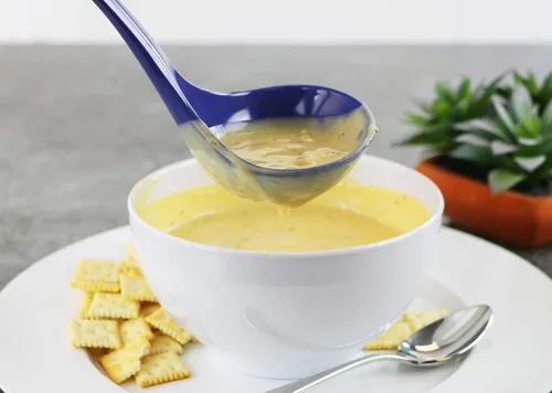 Miniatura 4 de Reston Lloyd Cucharón de melamina para sopa de cocina, utensilio de alta calidad con mango ergonómico resistente al calor, plástico duradero sin