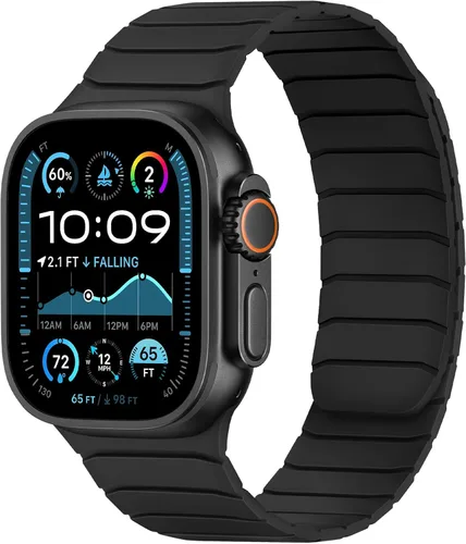 Miniatura 9 de Tasikar Bandas Magnéticas Compatibles con Apple Watch 42mm (Serie 11/Serie 10) 41mm 40mm 38mm, Correa de Reemplazo de Silicona Suave para iWatch SE