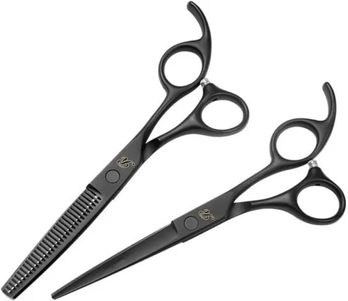 Miniatura 3 de Tijeras patentadas de alta calidad para cortar el cabello y tijeras de adelgazamiento – Kit profesional de tijeras de peluquería para mujeres