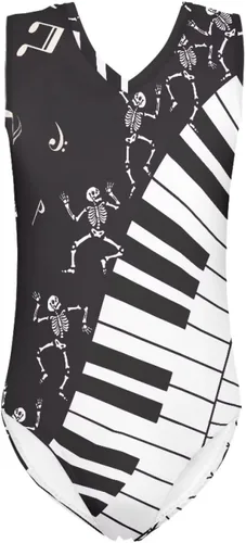 Miniatura 75 de FKELYI Leotardos de gimnasia para niñas pequeñas, práctica atlética, danza, unitardo, ballet, danza, sin mangas, body sin mangas