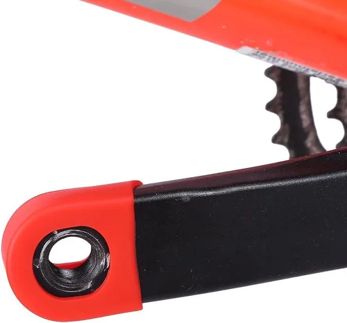Miniatura 4 de VGEBY 2 Unids Crank Brazo Botas Protectores de Plástico Crankset Protectores para Mountain Road (Color Rojo) Ciclismo Suministros Protector De