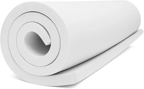 Miniatura 55 de Hoja de espuma EVA blanca en rollo, espuma EVA premium de 6 mm de grosor, 49" x 13.9", alta densidad 86 kg/m3 para disfraz de Halloween, Blanco