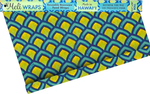 Miniatura 13 de Meli Wraps - Rollo de cera de abeja reutilizable, envolturas de cera de abejas sin residuos para cubrir alimentos, rollo de cocina