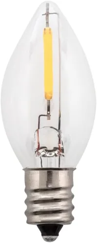 Miniatura 2 de Creative Hobbies Bombillas LED de noche, 4 W, 5 W, 6 W, 7 W, equivalente a incandescente, base de candelabro C7, cuerdas de luz de Navidad