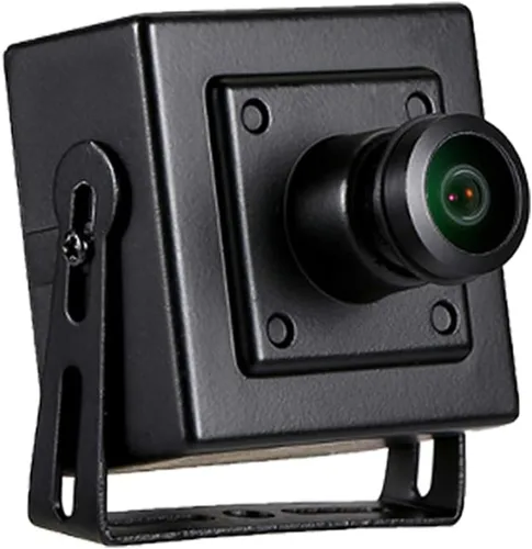 Mini cámara POE de 5 MP, lente ojo de pez de 0.057 in (175 ° FOV) Cámara de seguridad IP interior pequeña gran angular, video CCTV P2P POE IP H.265