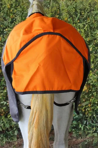 Miniatura 4 de Manta de caballo 1200D impermeable, transpirable, pesada manta de invierno con relleno de 10.58 oz, carcasa exterior Ripstop
