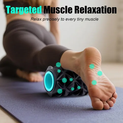 Miniatura 3 de Paquete de 5 rodillos de espalda, rueda de yoga para aliviar el dolor de espalda y estiramiento, rueda trasera para masaje de tejido profundo