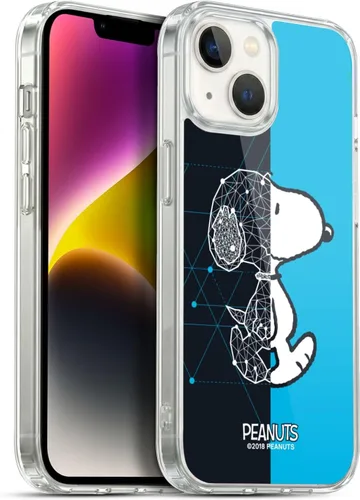 Miniatura 195 de Head Case Designs Funda de gel con licencia oficial de Peanuts Snoopy & Woodstock Halfs and Laughs [protección de grado militar] compatible