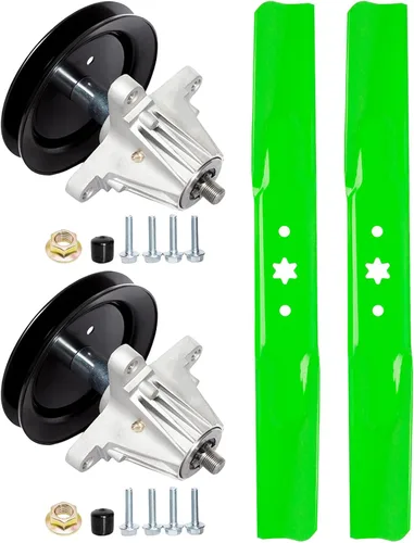 Miniatura 10 de 918-04822 Conjunto de husillo para cubierta de 42 pulgadas Cub Cadet/MTD/Troy-Bilt RZT-42 LTX1040 LTX1042 Craftsman LT1500 LT2000 Cub Cadet 60 "Deck