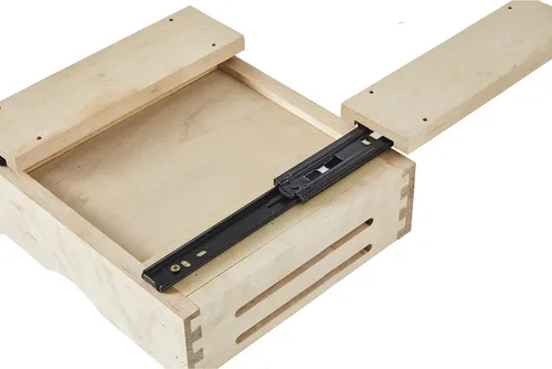 Miniatura 4 de CabinetRTA Organizador de especias extraíble de madera para gabinete, 12 pulgadas de ancho x 10 pulgadas de profundidad x 4 pulgadas de alto