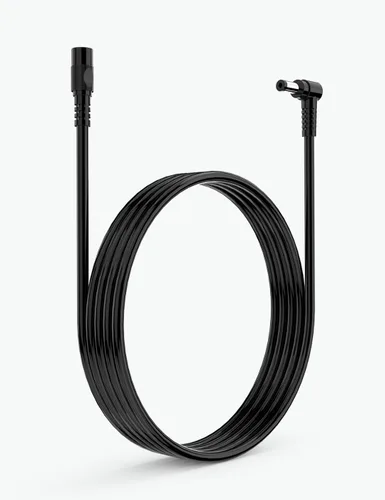 Miniatura 2 de Tonton Cable de extensión de alimentación de CC 1M 3.3FT 0.217 in x 0.083 in 5521 90 grados de ángulo recto hembra a CC macho Cable adaptador