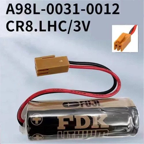 Miniatura 2 de CR8-LHC - Batería de litio de repuesto para Fuji FDK CR8-LHC CR8-LHC, batería de respaldo con enchufe marrón