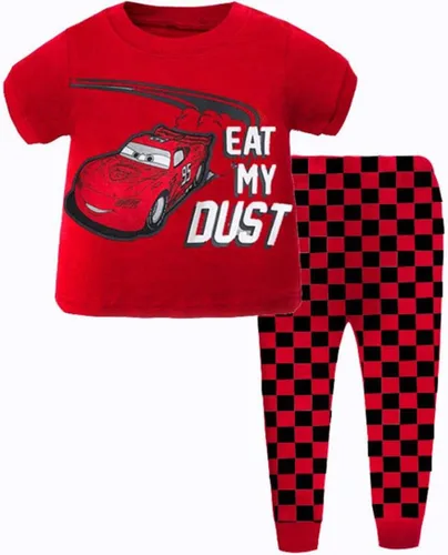 Miniatura 6 de Conjunto de pijama de algodón de manga larga con diseño de dinosaurio y cohete para niños pequeños