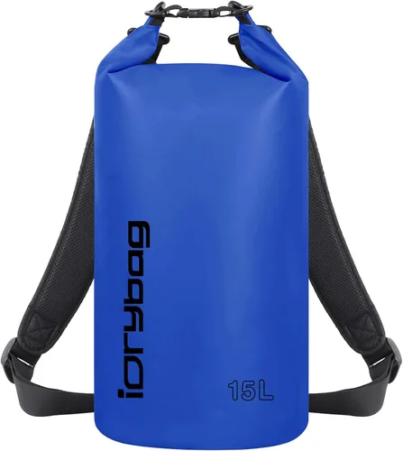 Miniatura 29 de IDRYBAG Bolsa seca para kayak impermeable 2L/5L/10L/15L/20L, pequeña bolsa impermeable para navegación