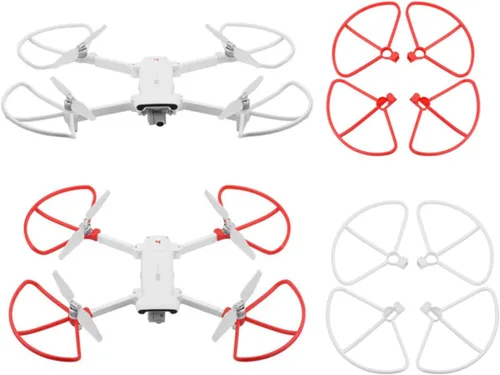 Miniatura 3 de SeiZed Quick Release Propeller for FIMI X8 SE /X8 SE 2020 Drone Replacement Blade Props Guard Landing Gear Drone Accessories (Color : 8pcs red)