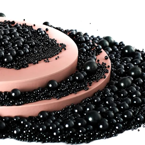 Miniatura 5 de Kasvan Black Pearl - Gránulos de azúcar comestibles – Perlas de caramelo comestibles 4.59 oz/4.58 onzas, tamaño mezclado, decoraciones de pasteles
