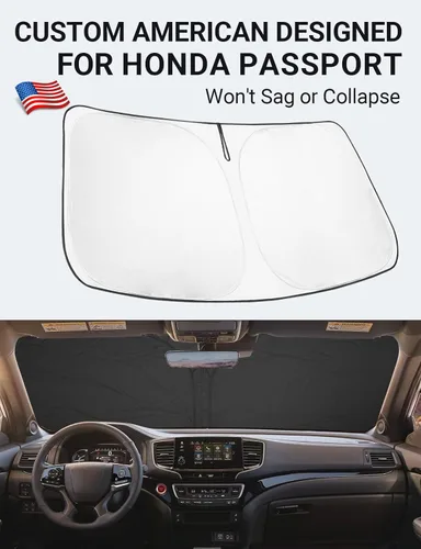 Miniatura 442 de Proadsy Parasol plegable para parabrisas delantero 2026, ajuste personalizado, accesorios para CRV SUV LX EX EX-L EX-L Navi Touring 2017-2022
