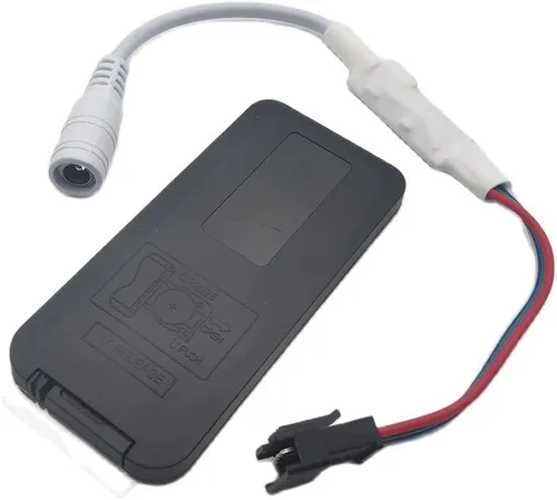 Miniatura 5 de DC5-24V 17Keys Music Led Controller 3Pin Mini RF Remote para WS2812B WS2811 5050 RGB Tira direccionable individualmente 358 modos