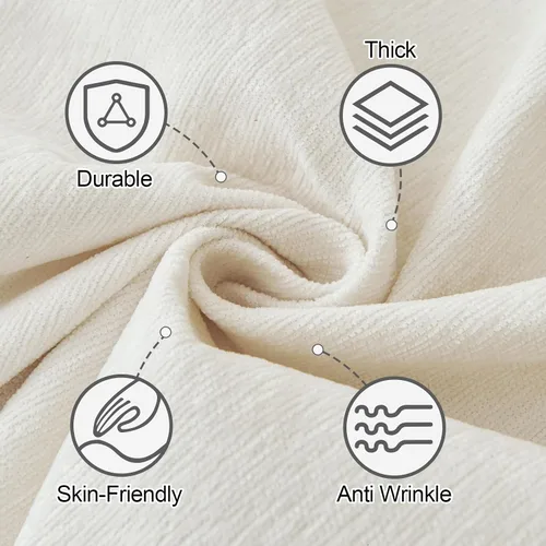 Miniatura 5 de OstepDecor Fundas para sofá modular, 2 piezas, manta de sofá en forma de L, funda de sofá seccional, lavable, fundas para sofá chaise lounge