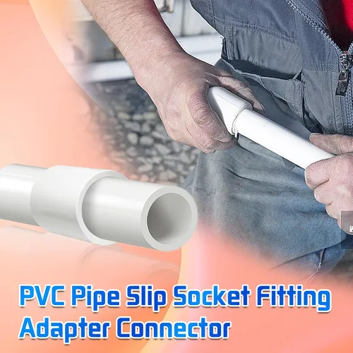 Miniatura 6 de 10 acoplamientos de tubería de PVC blanco