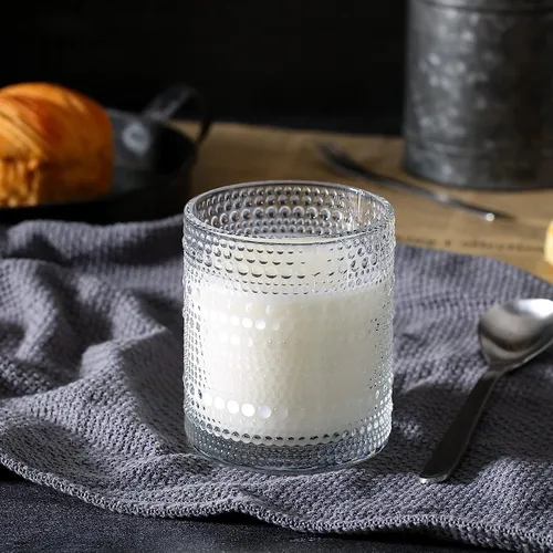 Miniatura 5 de Amzcku Juego de 12 vasos de cocina vintage (13 onzas), para agua, cóctel, leche, jugo y bebidas
