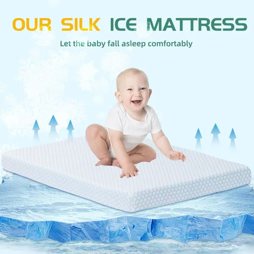 Miniatura 7 de Pack and Play Mattress,Dual Sided Memory Foam 38"x26" Pack N Play Mattresses,Breathable Mattress for Pack N Play with Non-Slip Bottom Removable Cover